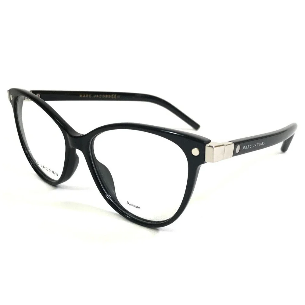 Marc Jacobs Eyeglasses Frames 20 807 Black Cat Eye Full Rim 51-15-145